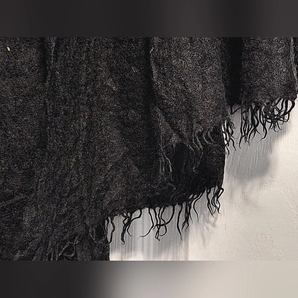 MANRICO CASCIMIR | Black Cashmere Wrap/Scarf